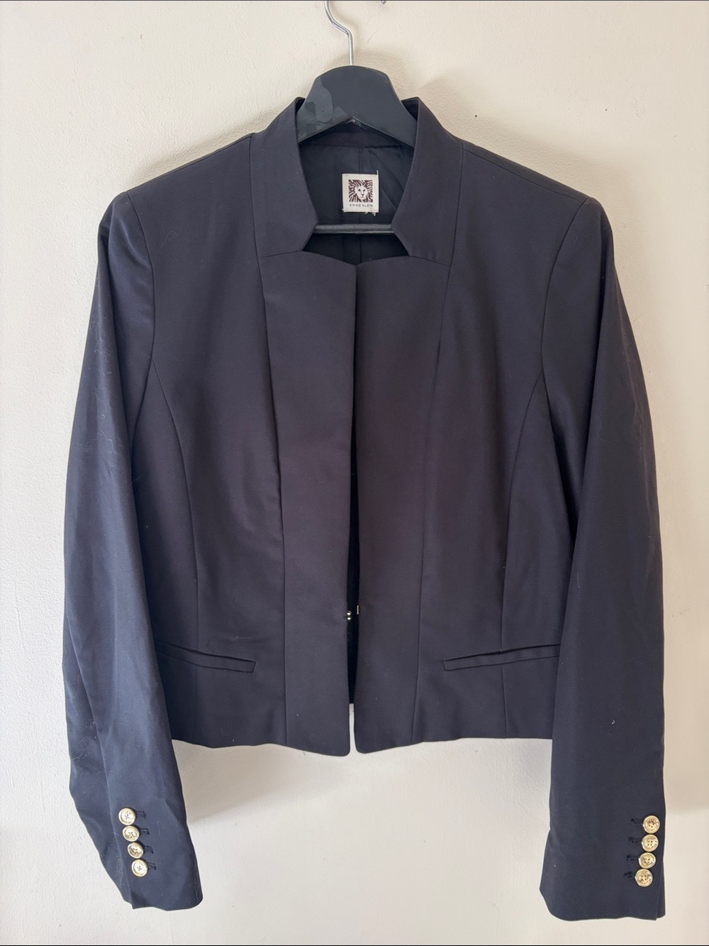 Vintage Anne Klein Black Tailored blazer